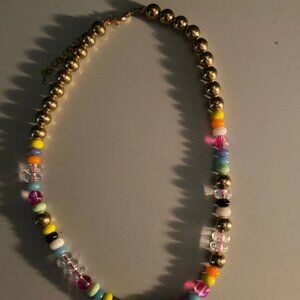 Color Mixing Beaded Necklace